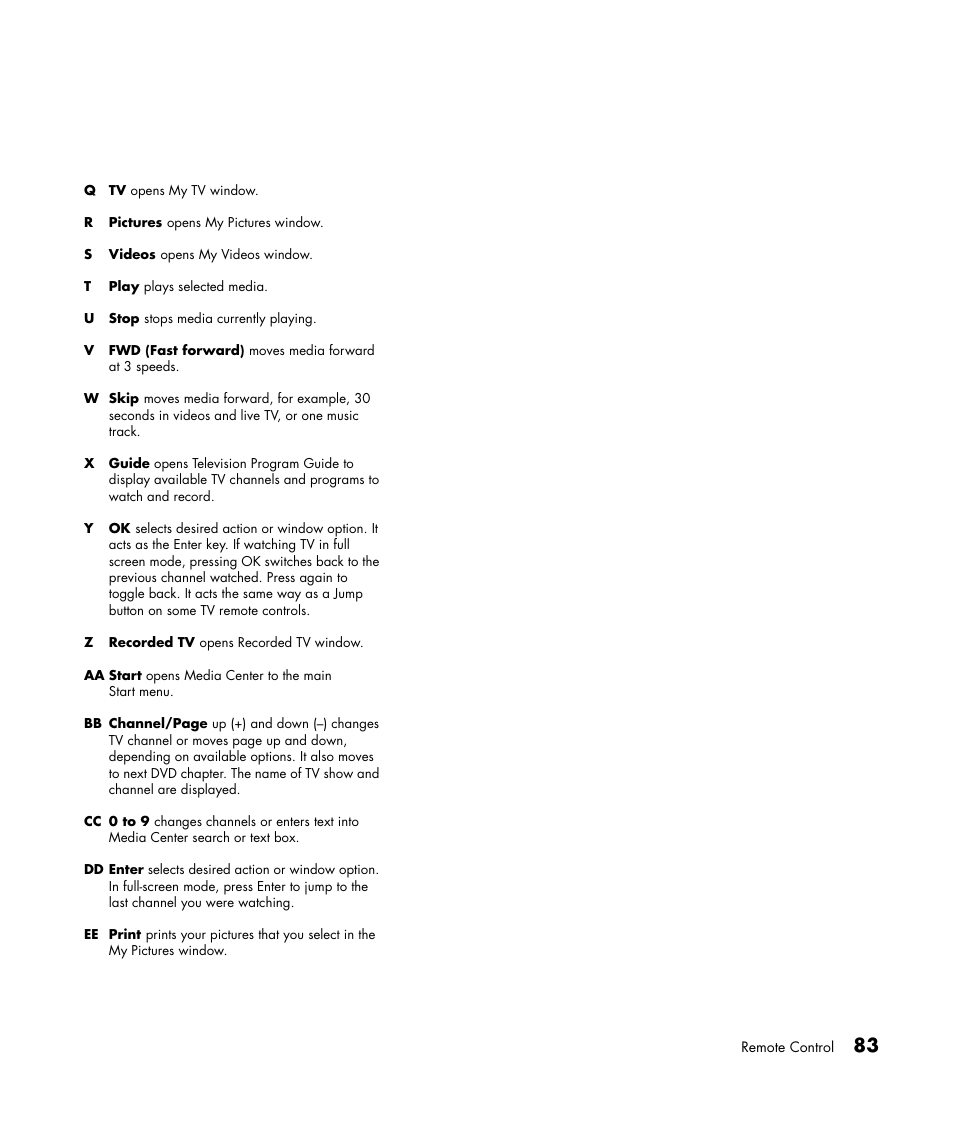 HP Media Center m477.uk Desktop PC User Manual | Page 89 / 232