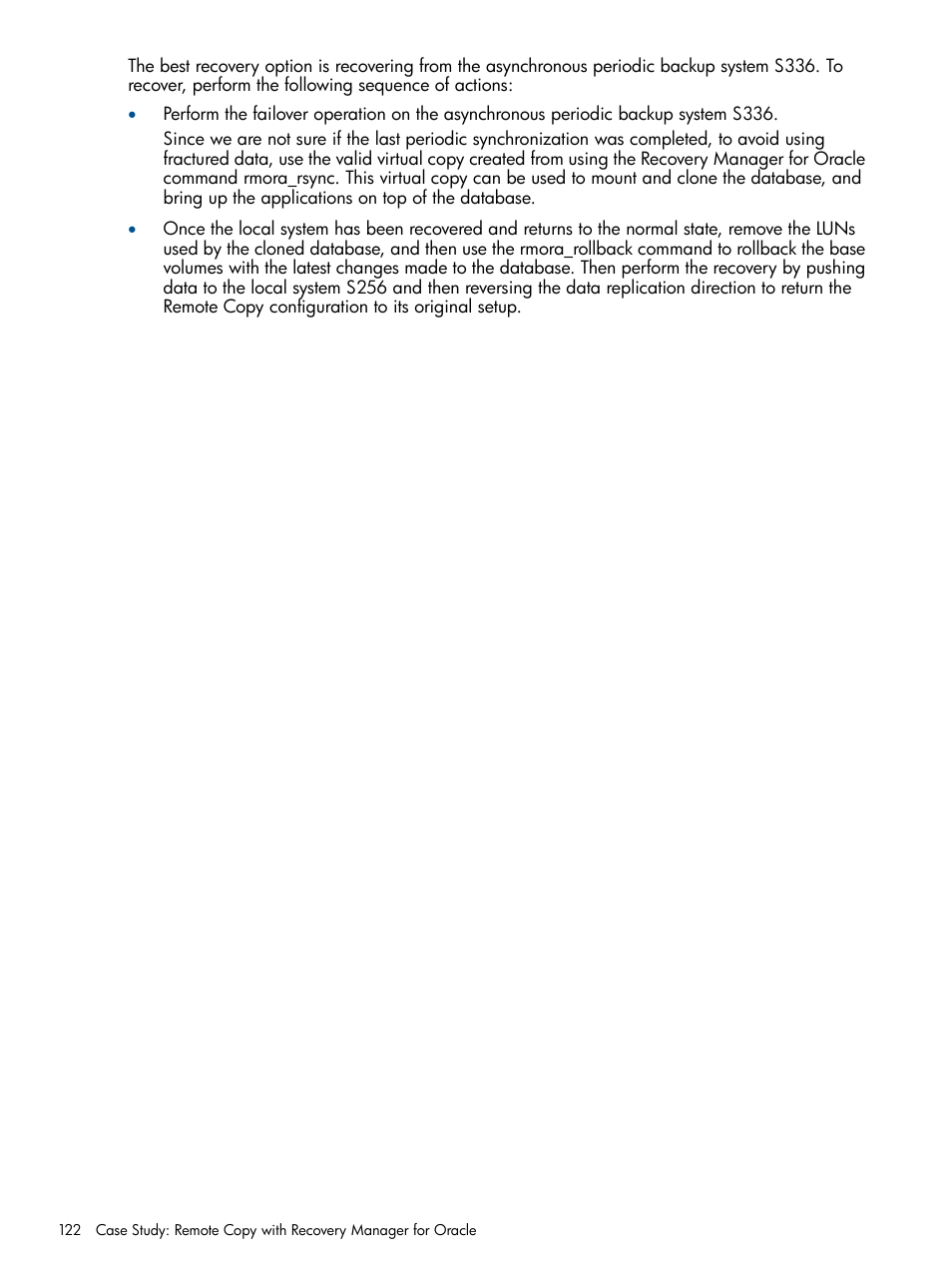 HP 3PAR Application Software Suite for Oracle User Manual | Page 122 / 194