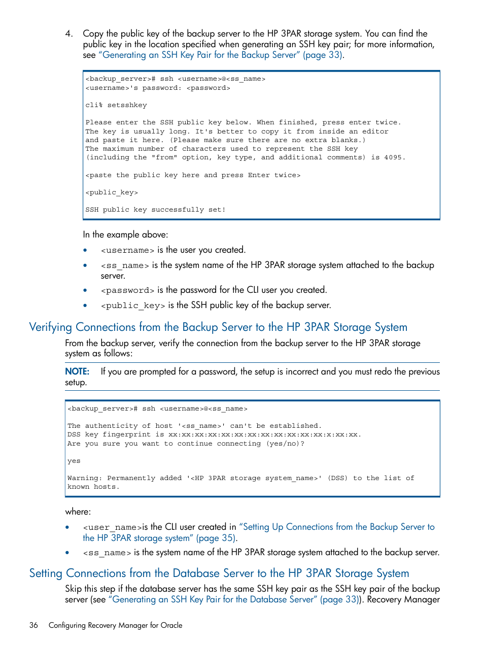 HP 3PAR Application Software Suite for Oracle User Manual | Page 36 / 194