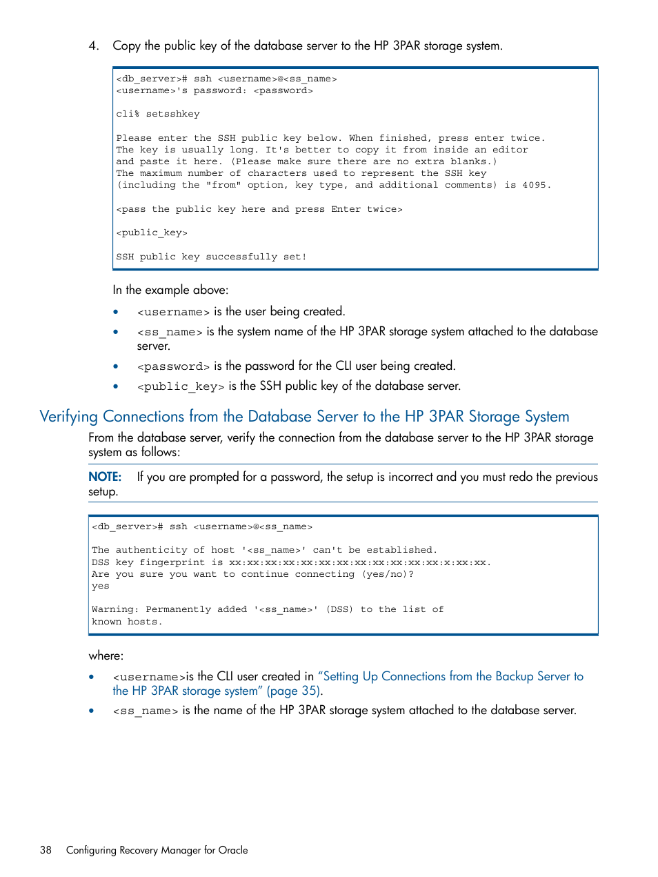 HP 3PAR Application Software Suite for Oracle User Manual | Page 38 / 194