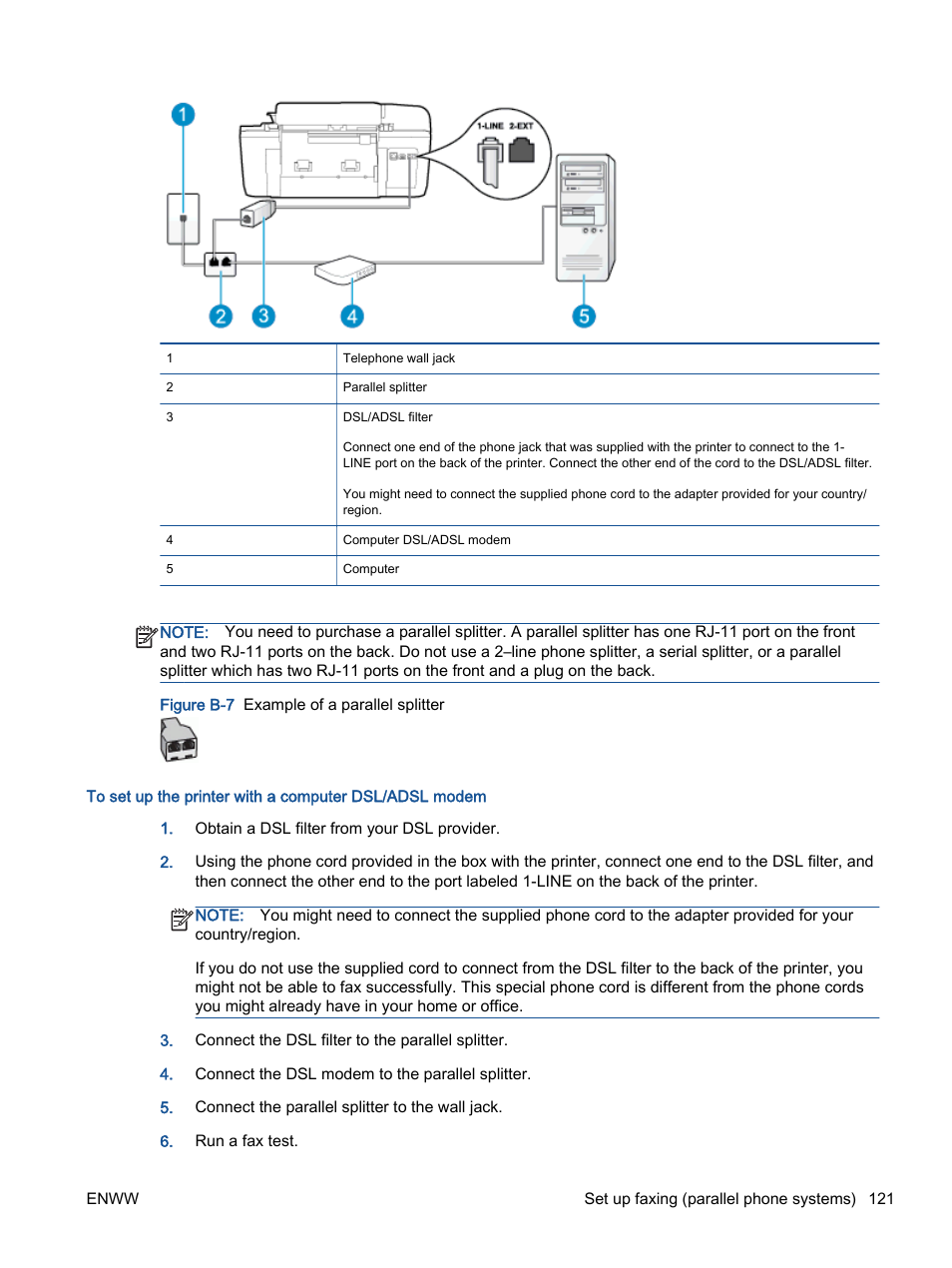 HP Officejet 2621 All-in-One Printer User Manual | Page 125 / 140