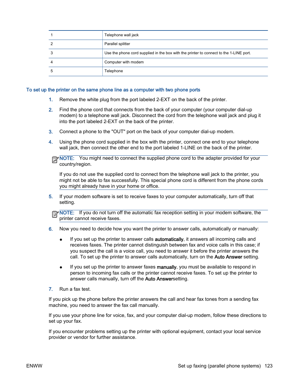 HP Officejet 2621 All-in-One Printer User Manual | Page 127 / 140