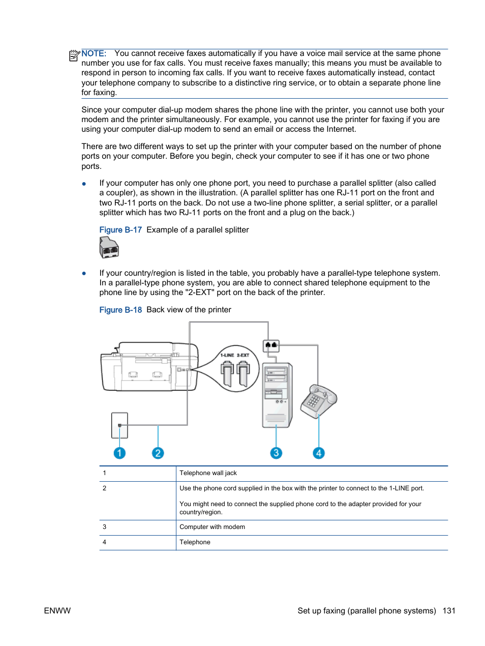 HP Officejet 2621 All-in-One Printer User Manual | Page 135 / 140