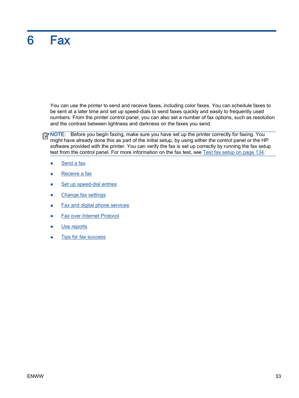 6 fax, 6fax | HP Officejet 2621 All-in-One Printer User Manual | Page 37 / 140