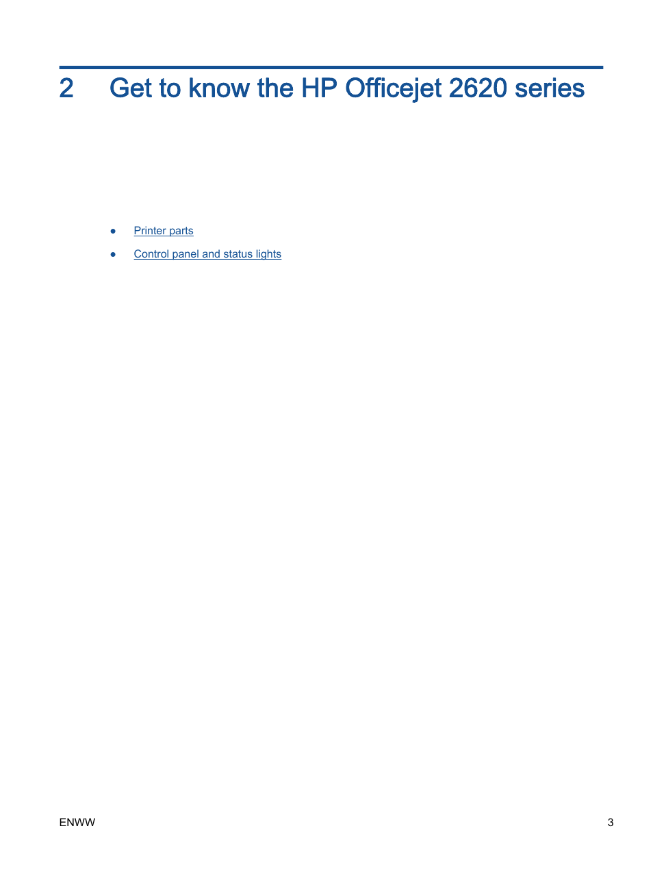 Get to know the hp officejet 2620 series, 2 get to know the hp officejet 2620 series | HP Officejet 2621 All-in-One Printer User Manual | Page 7 / 140