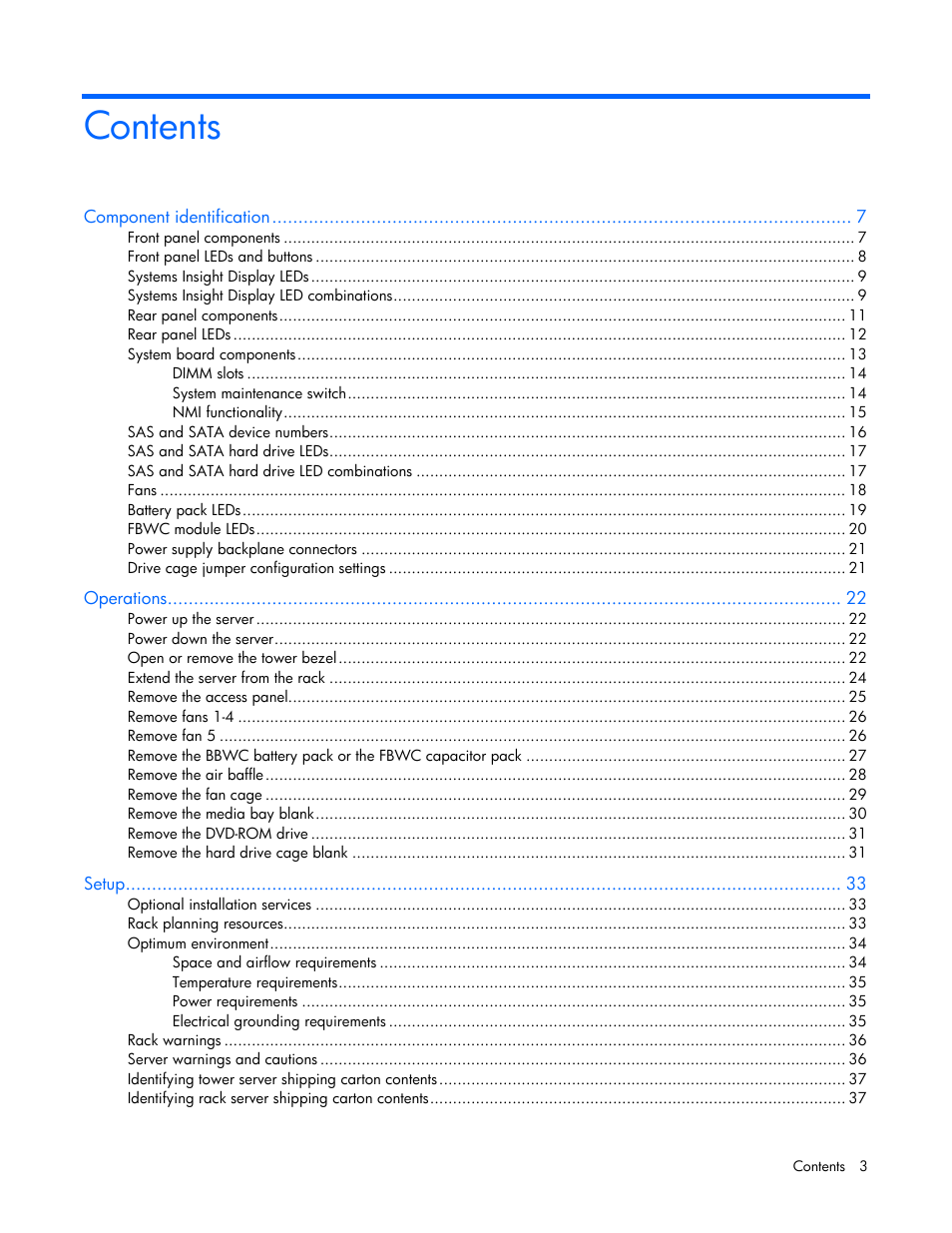 HP ProLiant ML370 G6 Server User Manual | Page 3 / 172