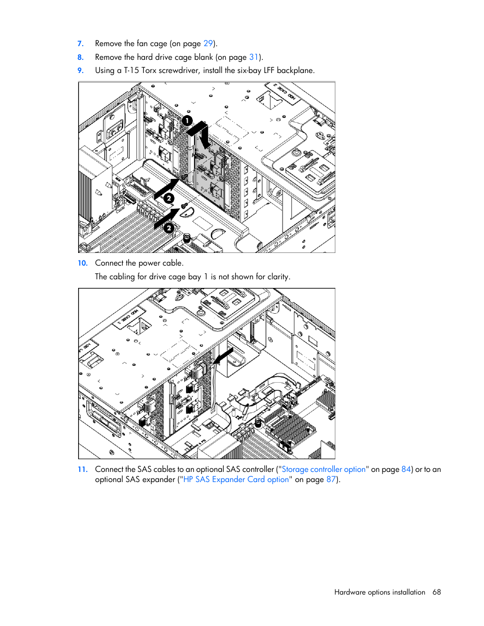HP ProLiant ML370 G6 Server User Manual | Page 68 / 172