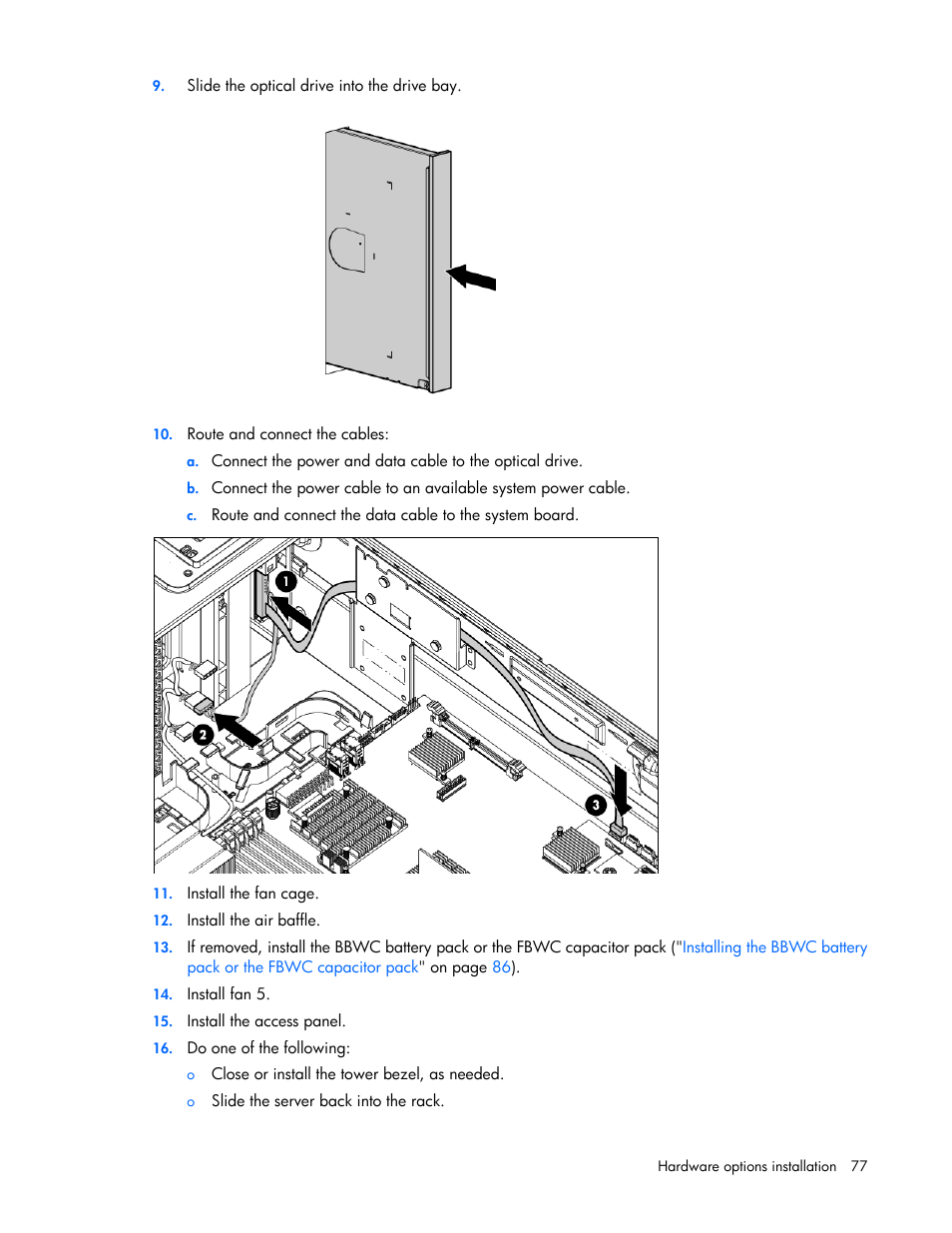 HP ProLiant ML370 G6 Server User Manual | Page 77 / 172
