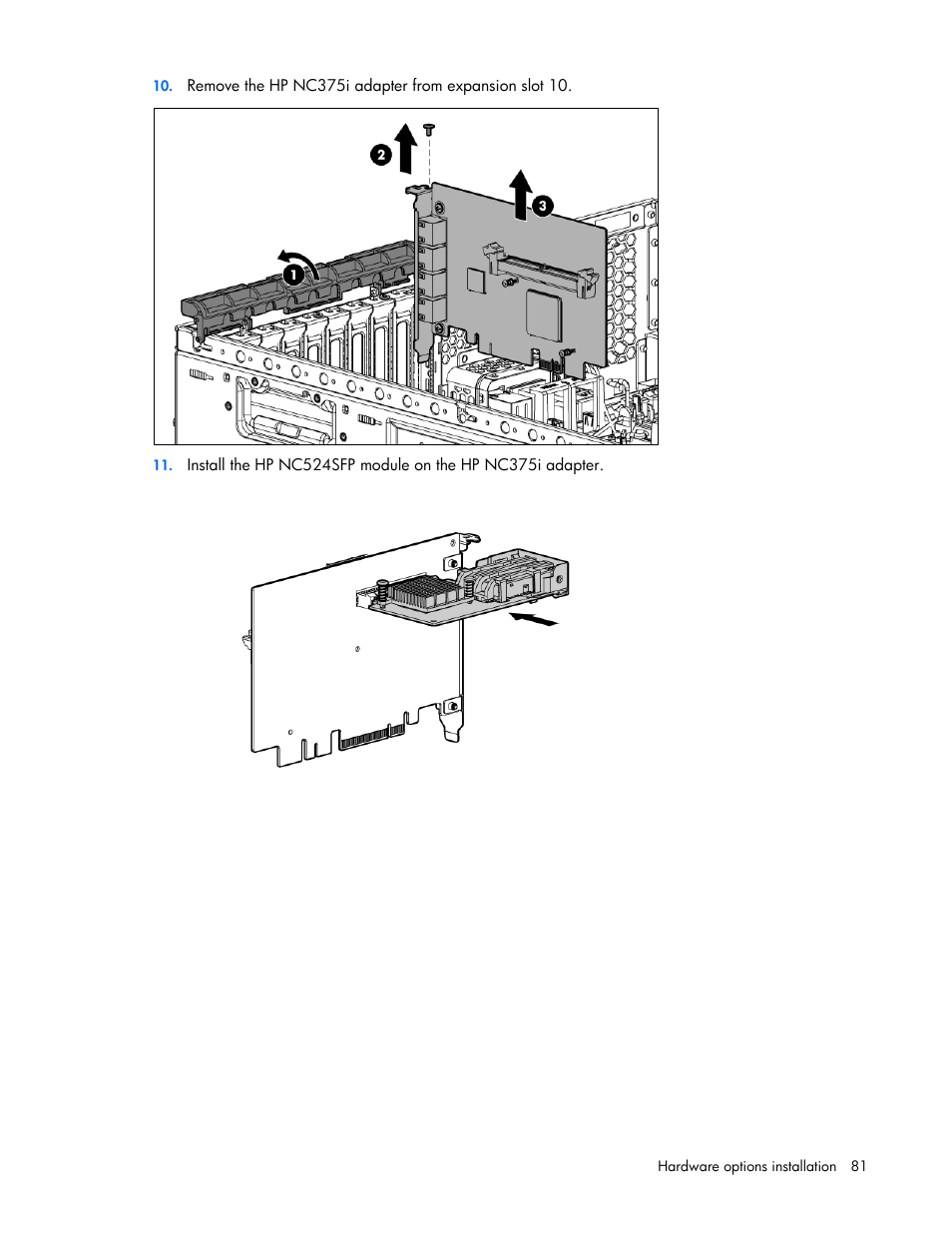 HP ProLiant ML370 G6 Server User Manual | Page 81 / 172