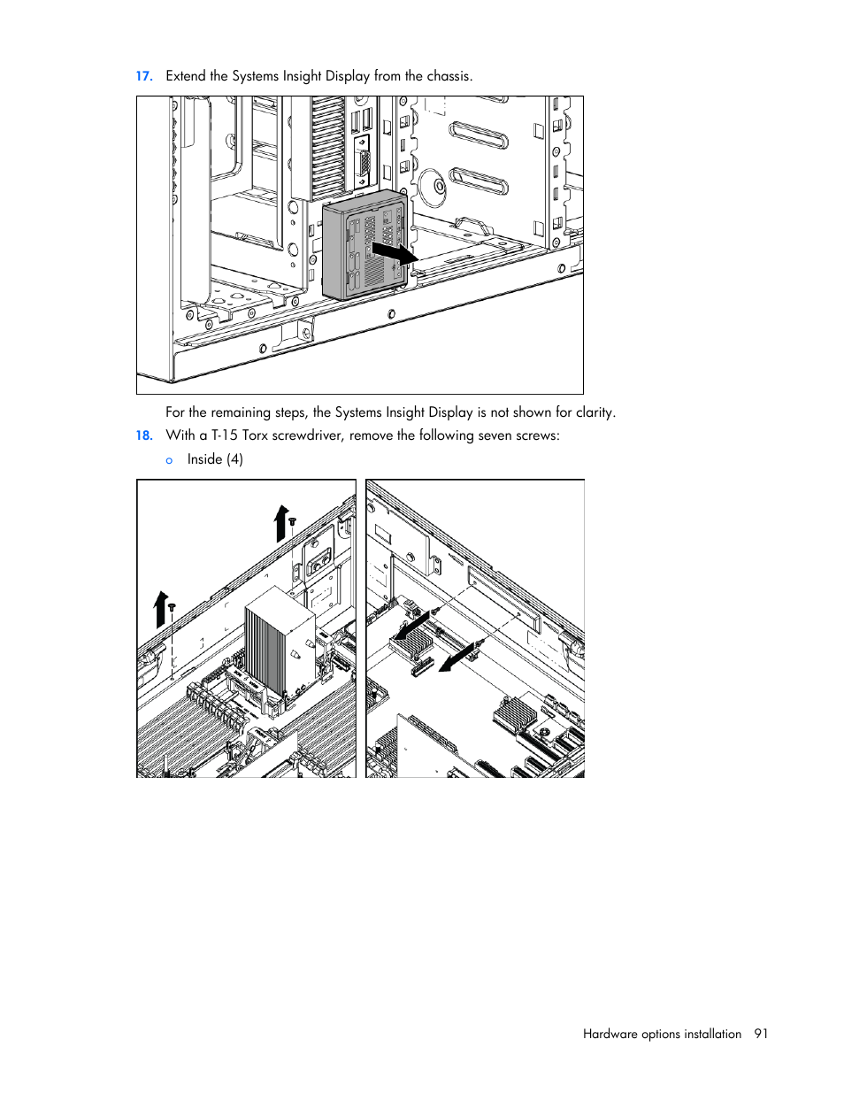 HP ProLiant ML370 G6 Server User Manual | Page 91 / 172