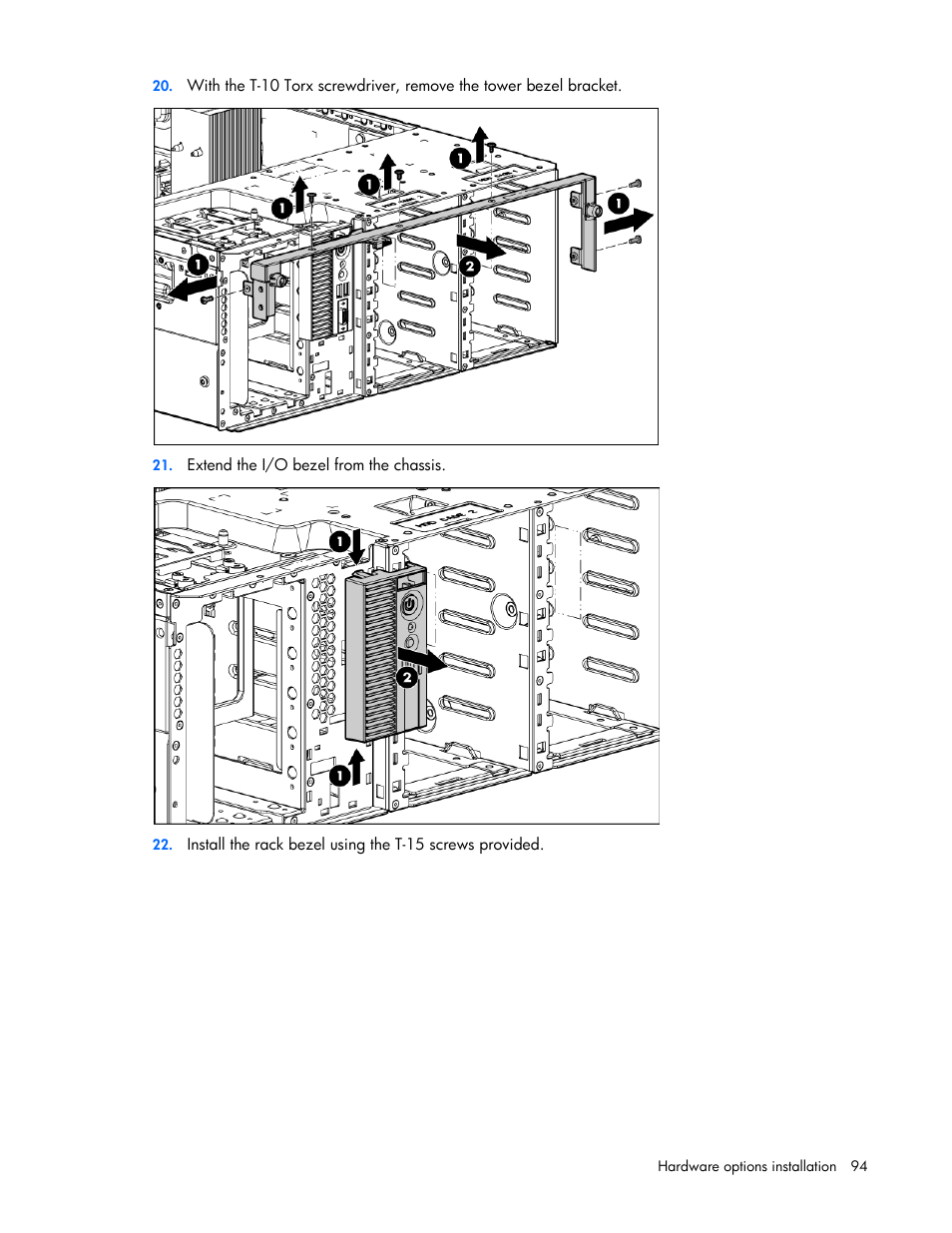 HP ProLiant ML370 G6 Server User Manual | Page 94 / 172