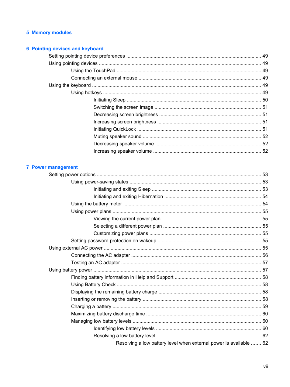 HP Pavilion dm1-1020ed Entertainment Notebook PC User Manual | Page 7 / 96