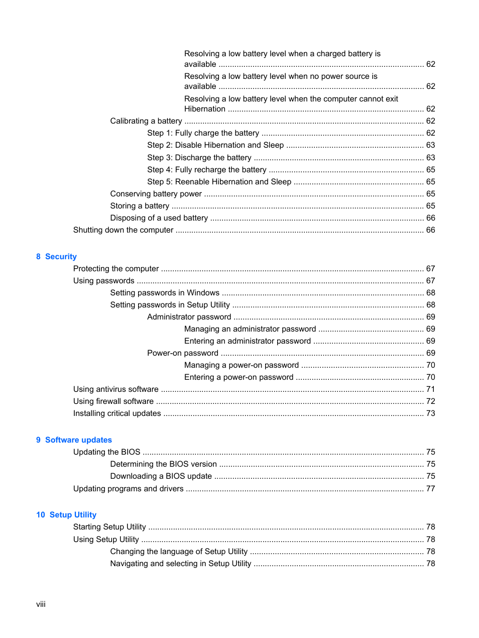 HP Pavilion dm1-1020ed Entertainment Notebook PC User Manual | Page 8 / 96