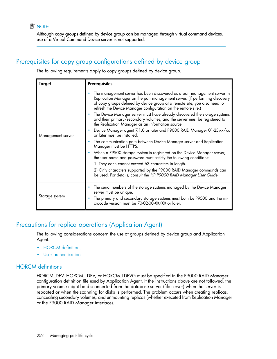 HP XP Racks User Manual | Page 252 / 482