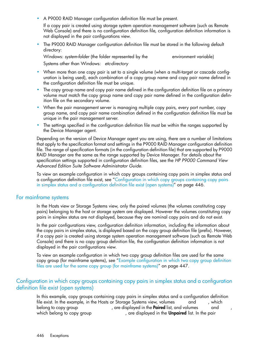 HP XP Racks User Manual | Page 446 / 482