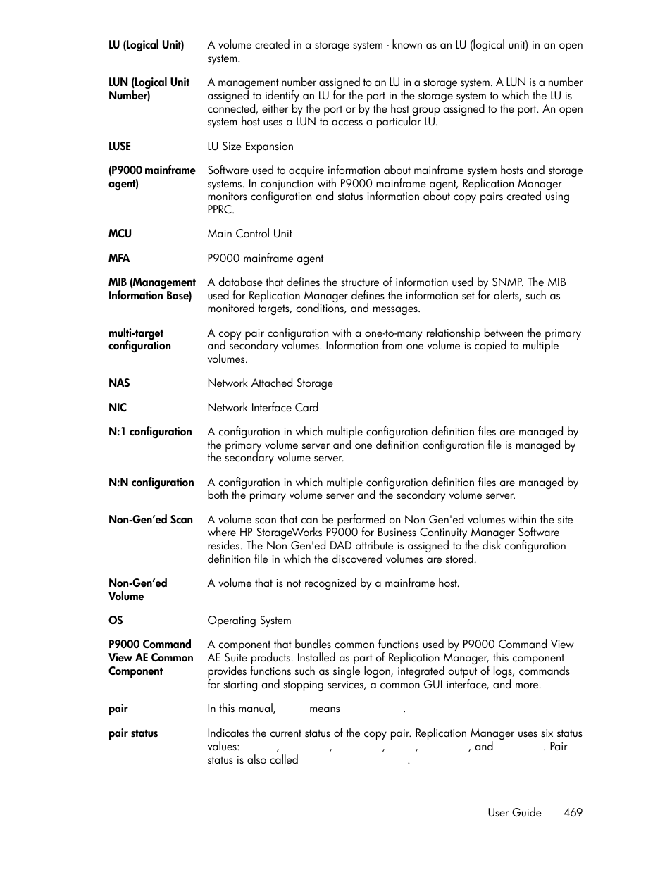 HP XP Racks User Manual | Page 469 / 482