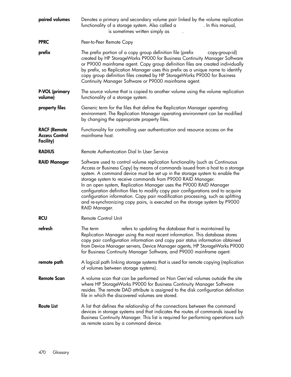 HP XP Racks User Manual | Page 470 / 482