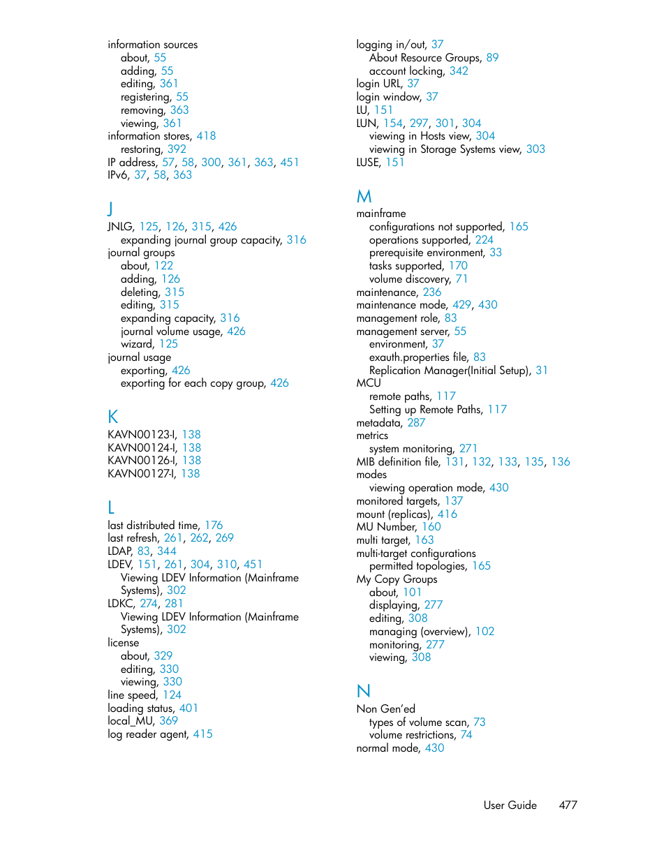 HP XP Racks User Manual | Page 477 / 482