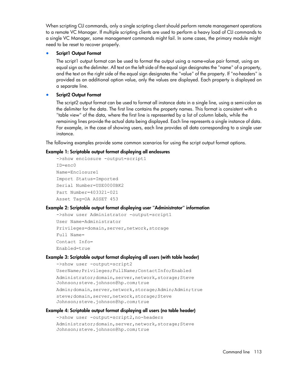 HP Virtual Connect 8Gb 24-port Fibre Channel Module for c-Class BladeSystem User Manual | Page 113 / 162