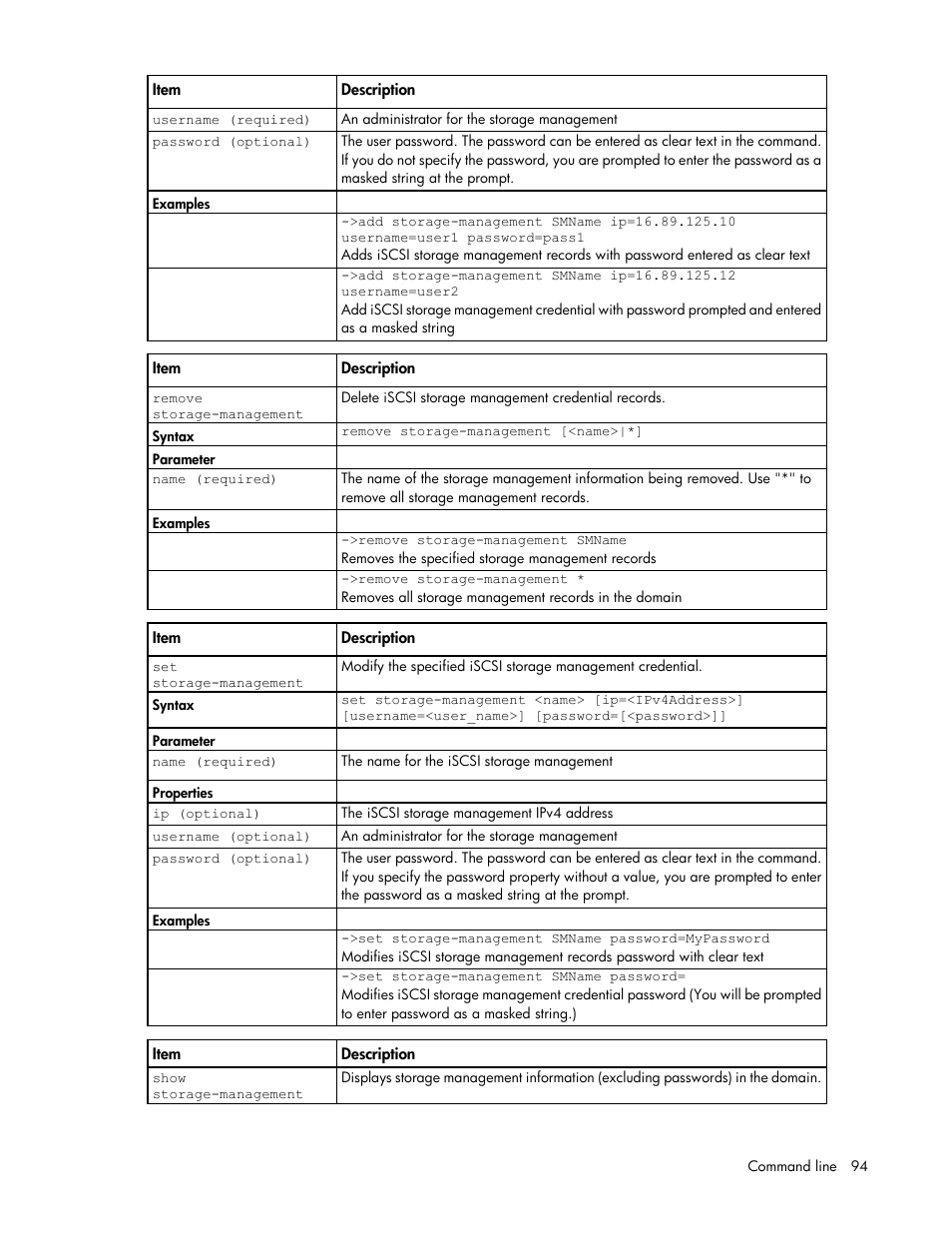 HP Virtual Connect 8Gb 24-port Fibre Channel Module for c-Class BladeSystem User Manual | Page 94 / 162