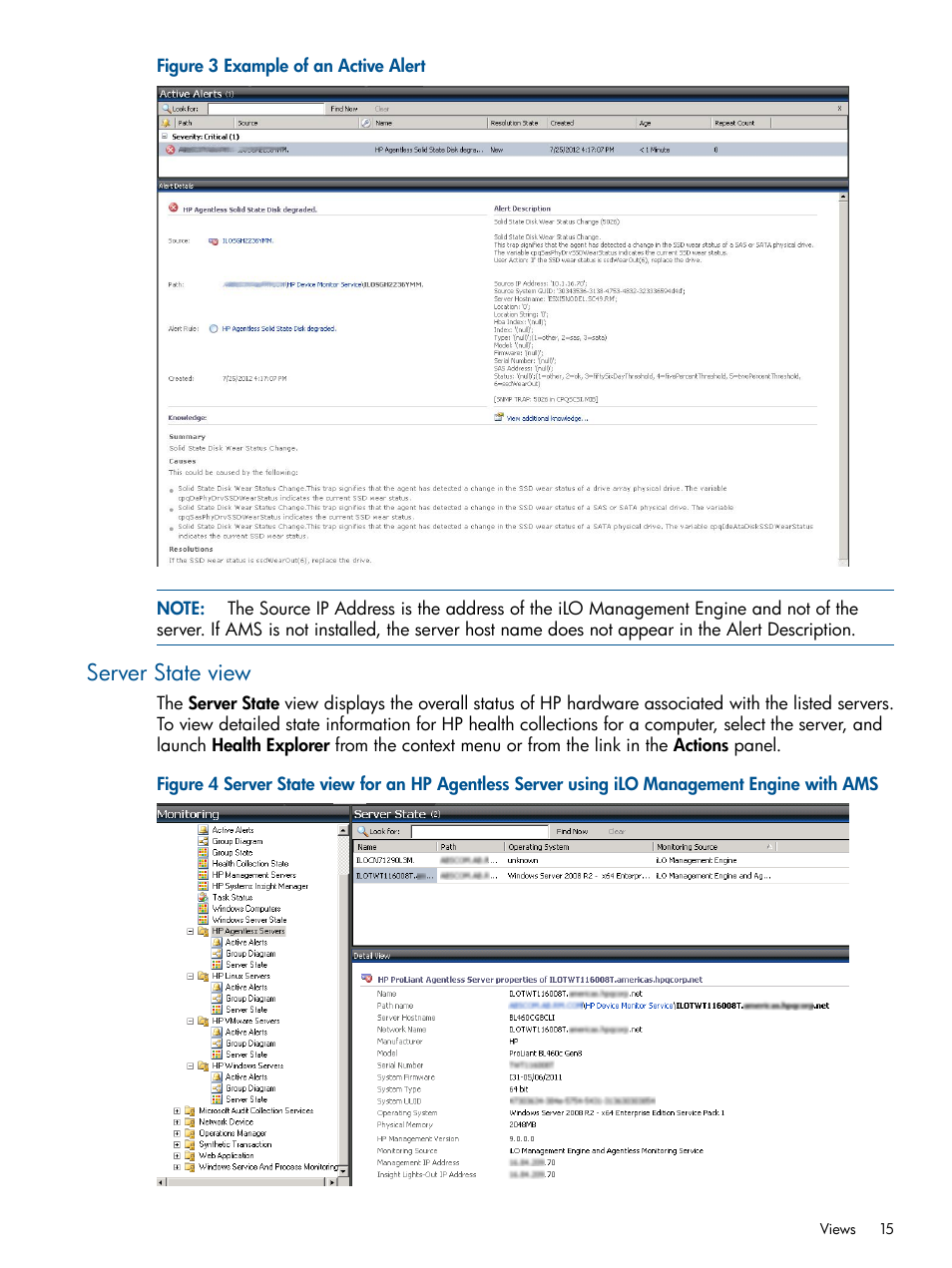 Server state view | HP OneView for Microsoft System Center User Manual | Page 15 / 37