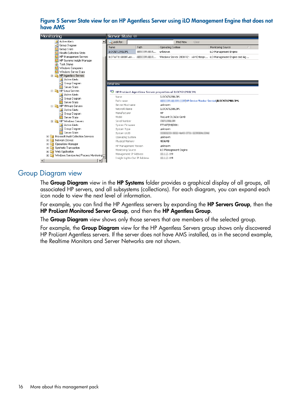 Group diagram view | HP OneView for Microsoft System Center User Manual | Page 16 / 37