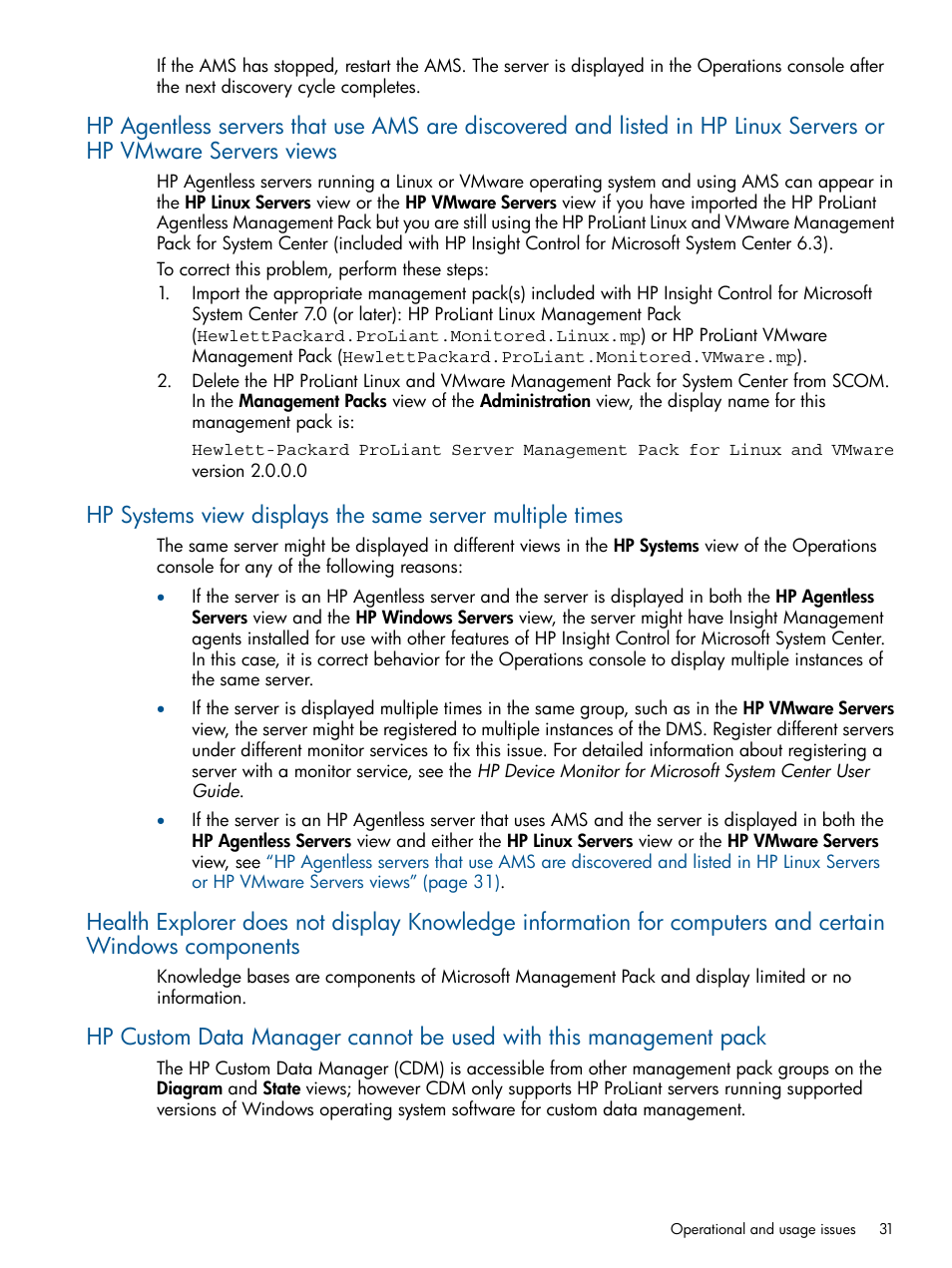 HP OneView for Microsoft System Center User Manual | Page 31 / 37