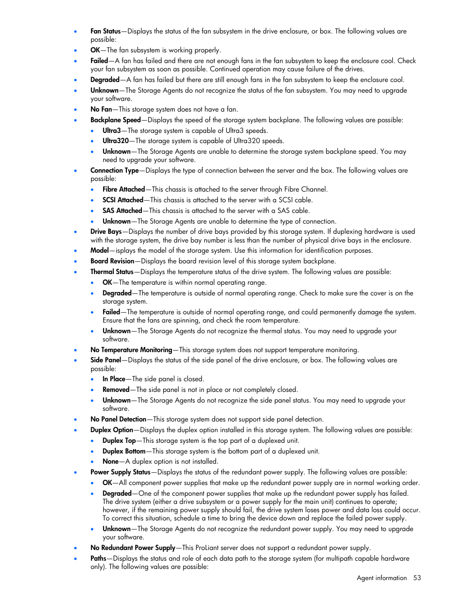 HP ProLiant DL380 G5 Server User Manual | Page 53 / 98