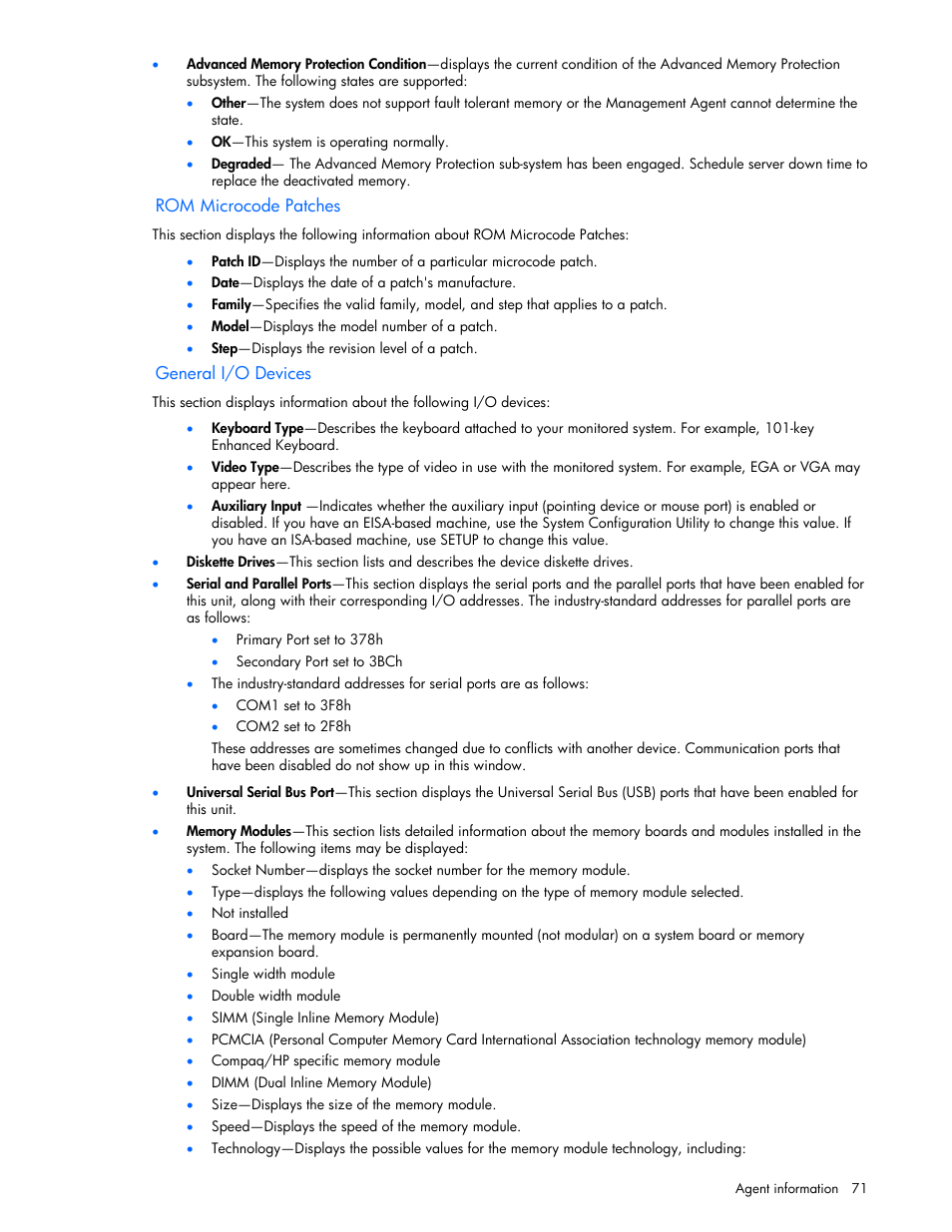 HP ProLiant DL380 G5 Server User Manual | Page 71 / 98