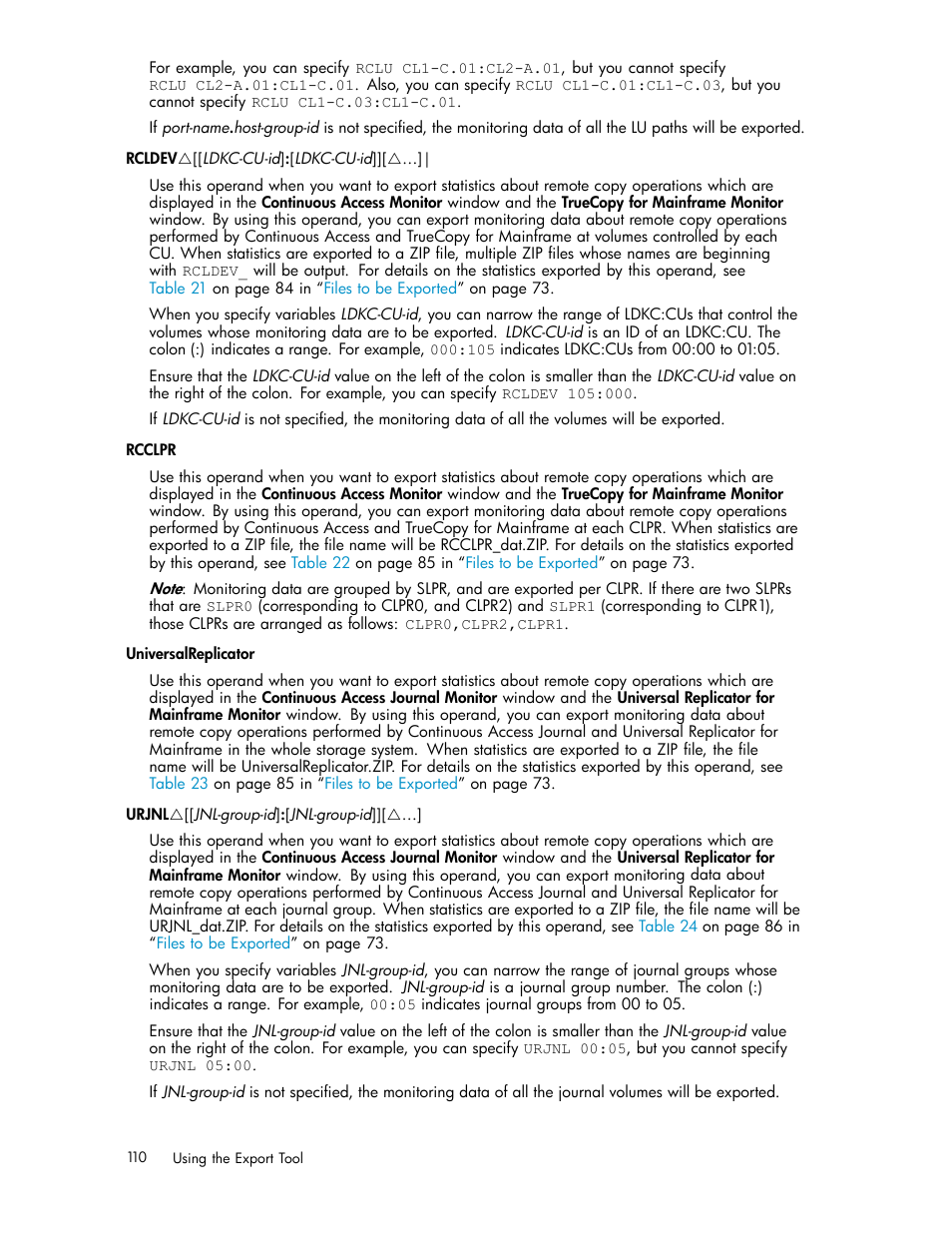 HP XP Array Manager Software User Manual | Page 110 / 129