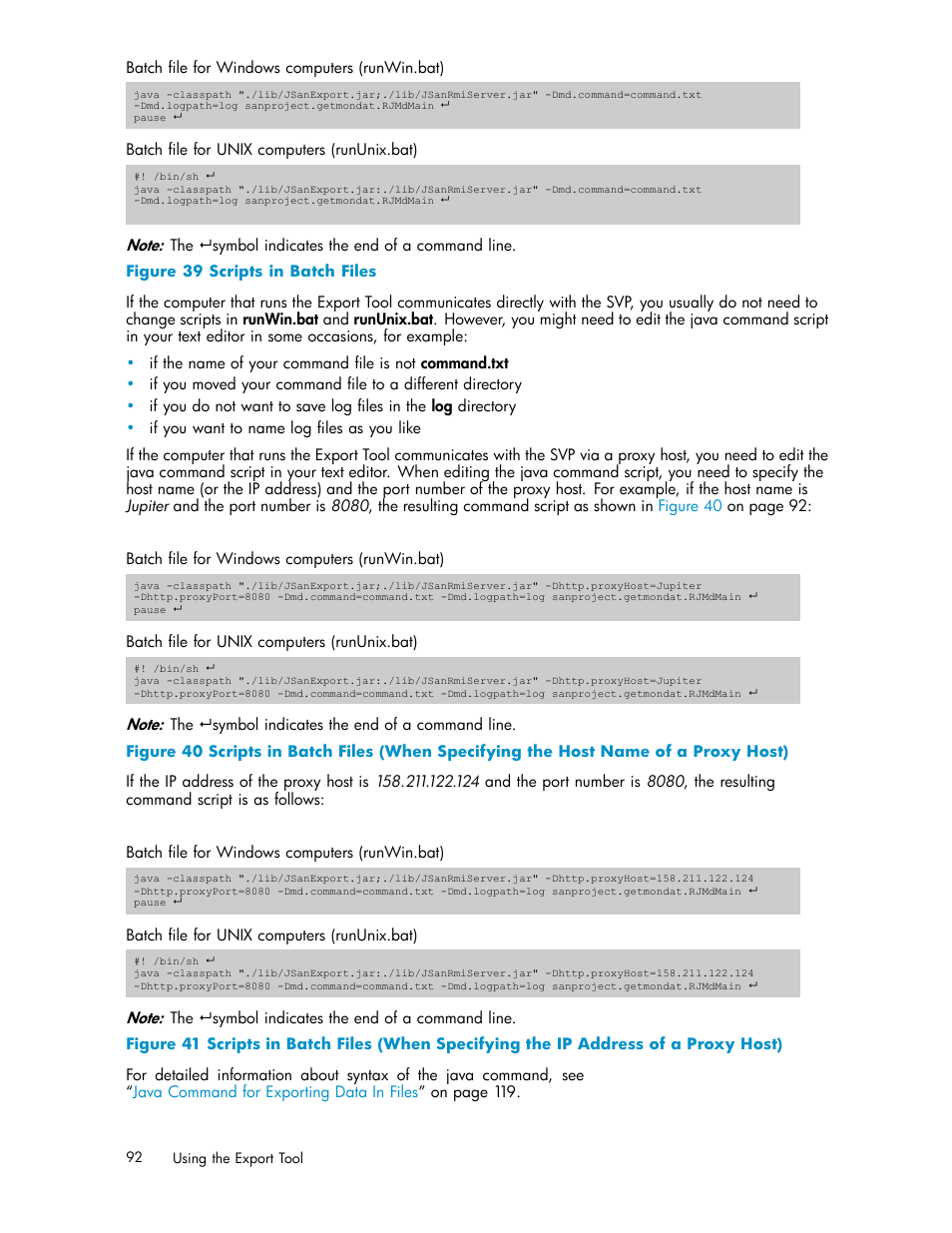 39 scripts in batch files, Figure 39 | HP XP Array Manager Software User Manual | Page 92 / 129