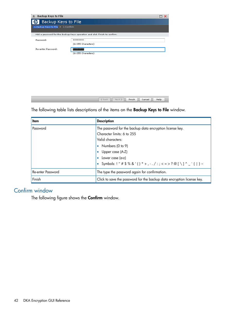 Confirm window | HP StorageWorks XP Data Integrity Check XP Software User Manual | Page 42 / 56