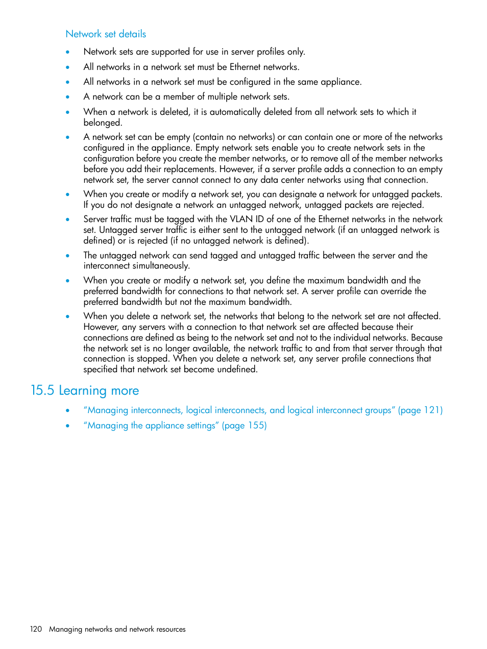 5 learning more | HP OneView User Manual | Page 120 / 297