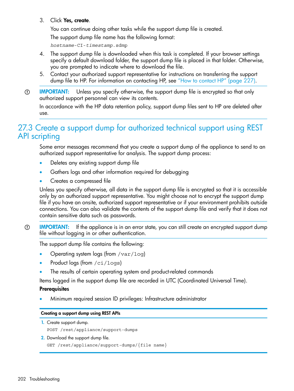 HP OneView User Manual | Page 202 / 297