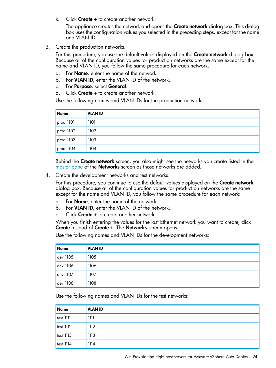 HP OneView User Manual | Page 241 / 297