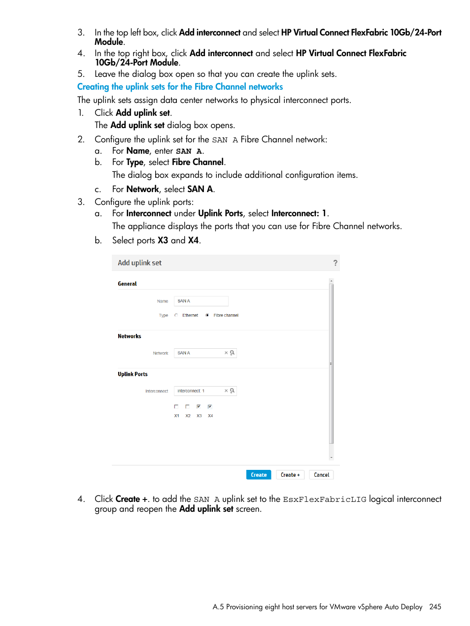 HP OneView User Manual | Page 245 / 297