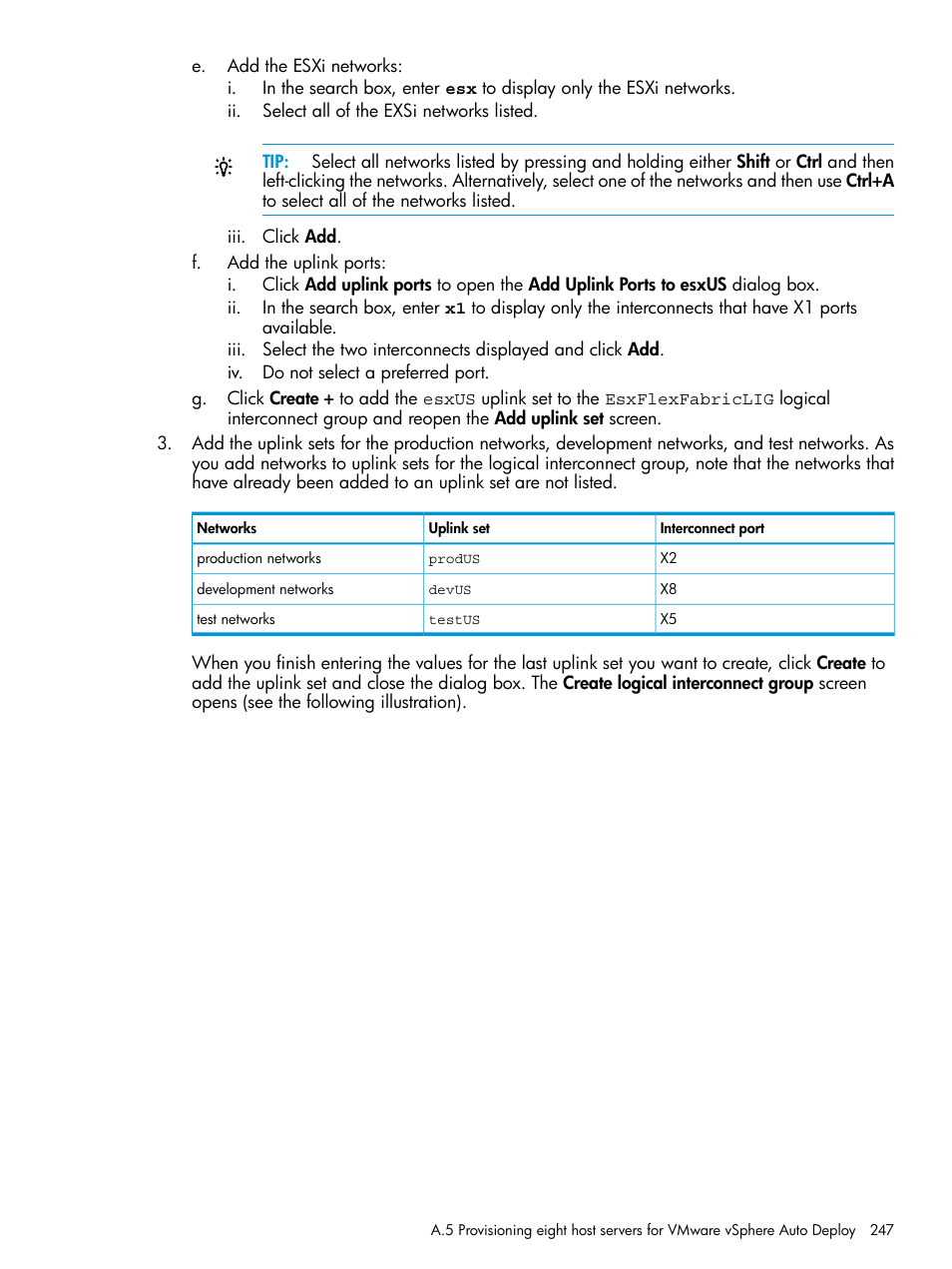 HP OneView User Manual | Page 247 / 297