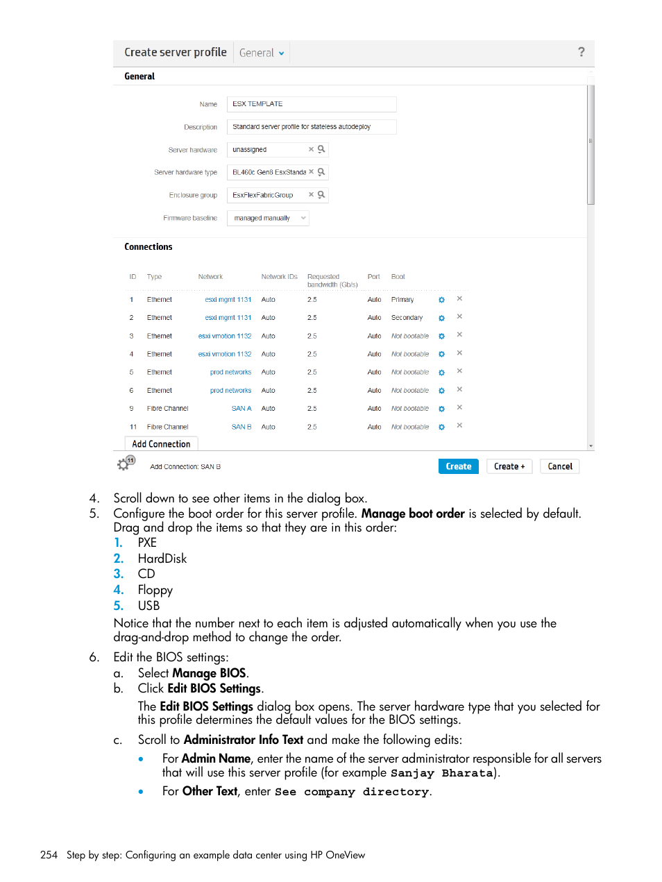 HP OneView User Manual | Page 254 / 297