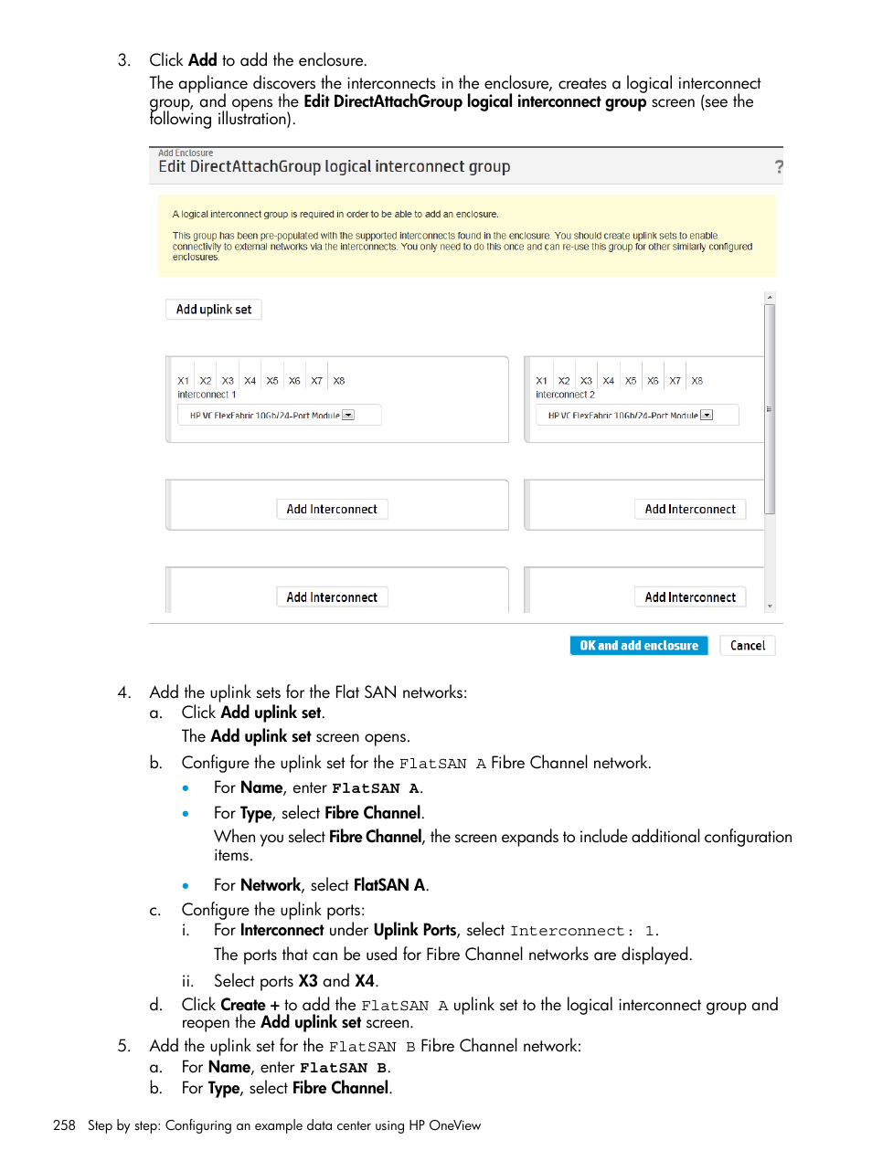 HP OneView User Manual | Page 258 / 297