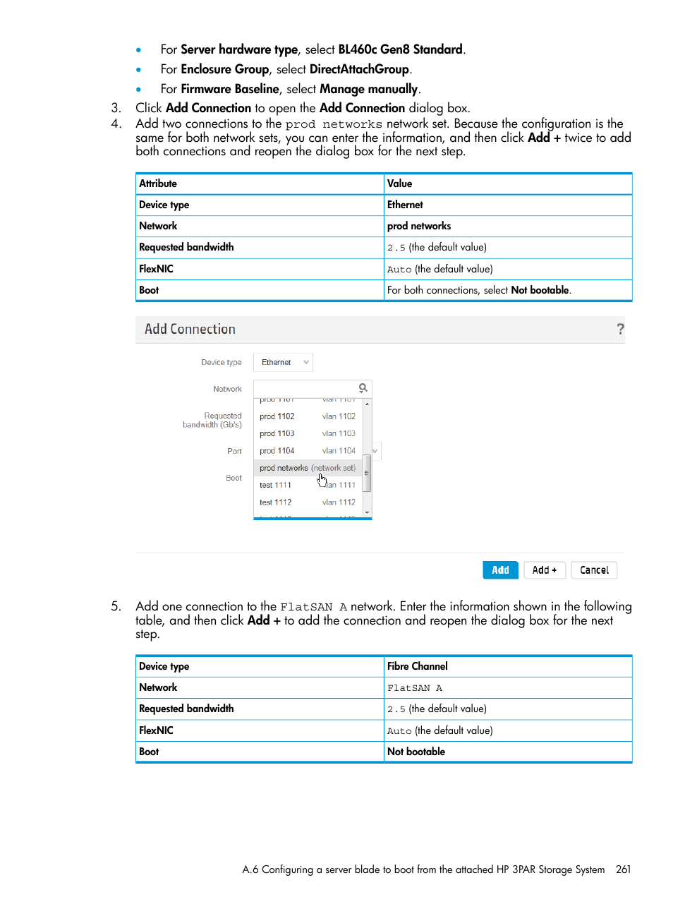 HP OneView User Manual | Page 261 / 297