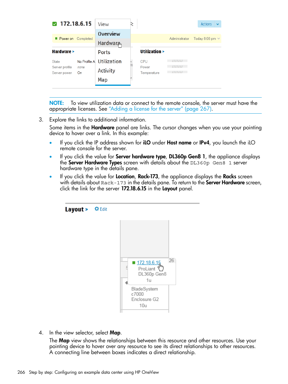 HP OneView User Manual | Page 266 / 297