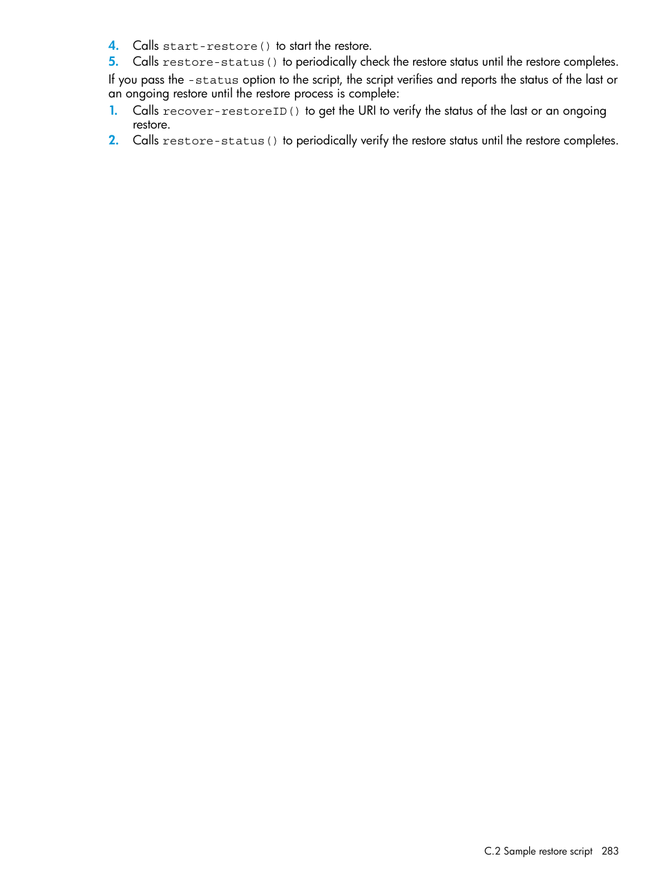 HP OneView User Manual | Page 283 / 297