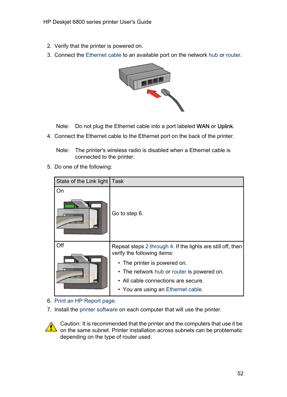 HP Deskjet 6840 Color Inkjet Printer User Manual | Page 52 / 176