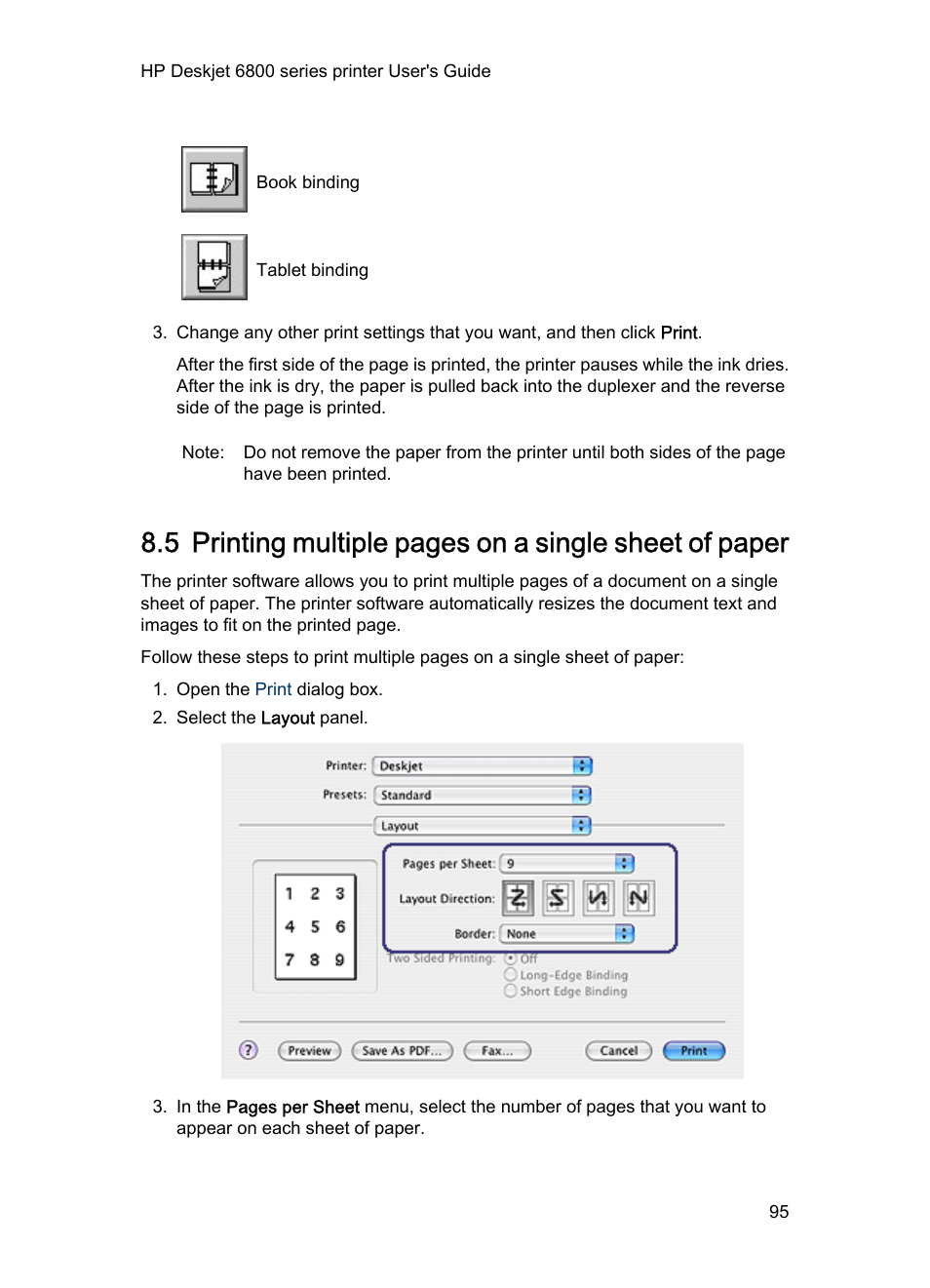 Printer software | HP Deskjet 6840 Color Inkjet Printer User Manual | Page 95 / 176