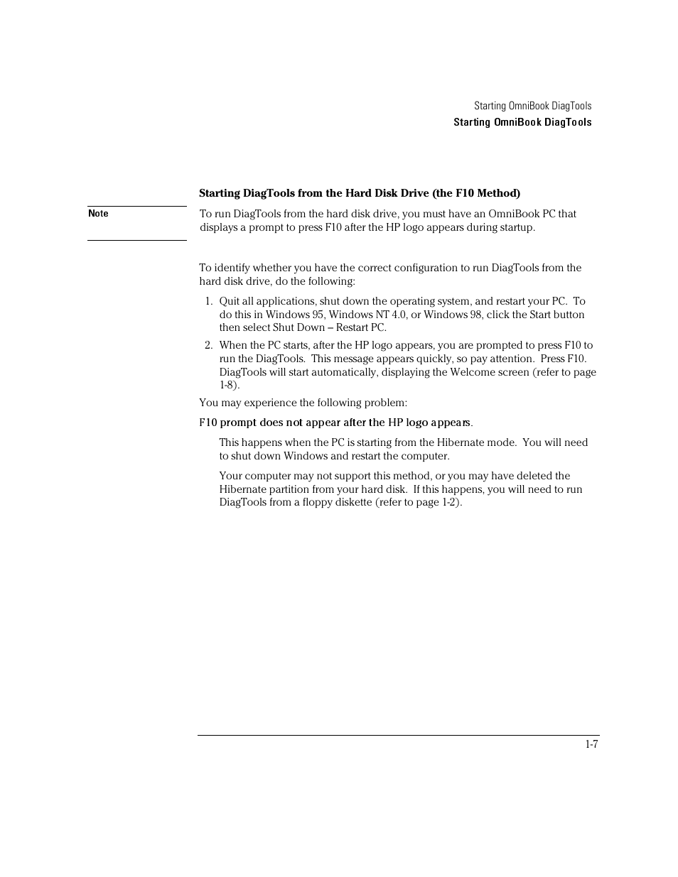 HP OmniBook 4100 Notebook PC User Manual | Page 13 / 44