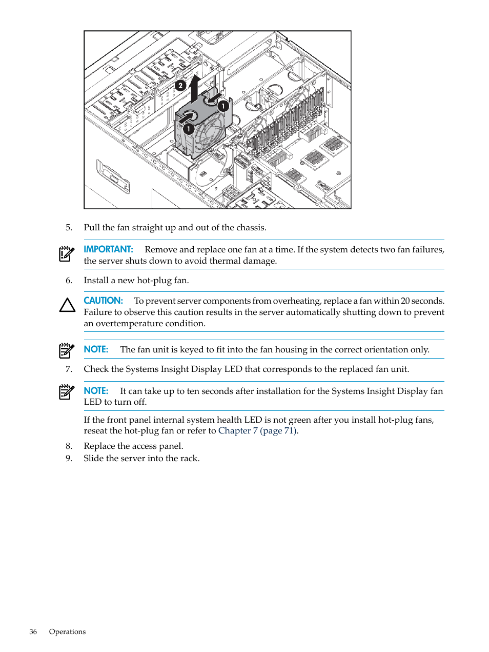 HP ProLiant DL785 G6 Server User Manual | Page 36 / 110