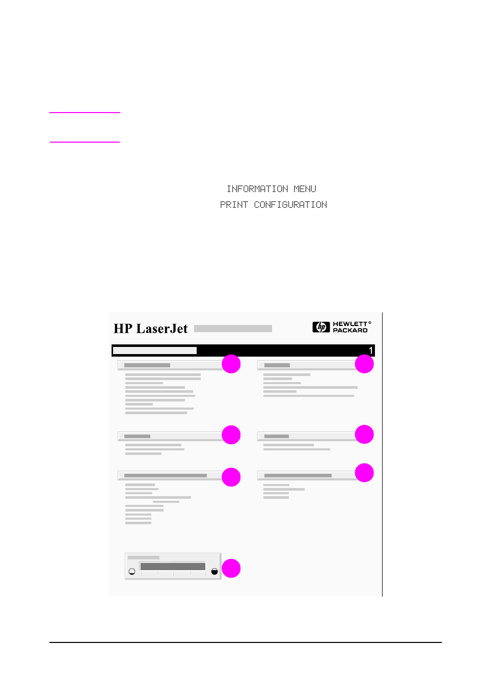 Configuration page | HP LaserJet 5100 Printer series User Manual | Page 113 / 189