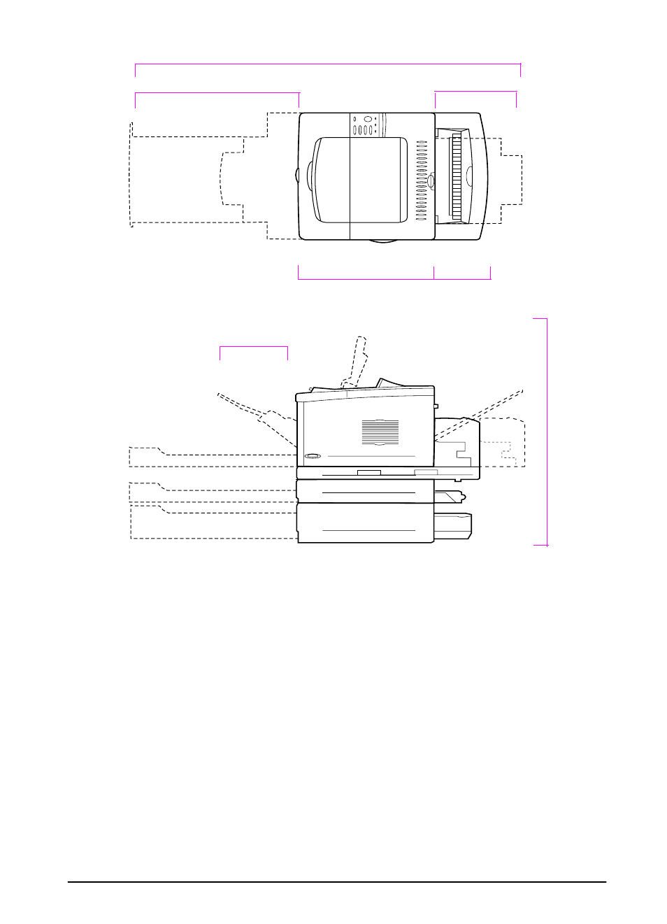 Printer weight (without print cartridge) | HP LaserJet 5100 Printer series User Manual | Page 133 / 189