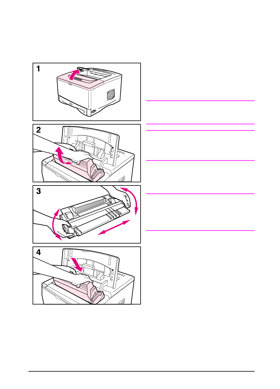 Redistributing the toner | HP LaserJet 5100 Printer series User Manual | Page 79 / 189