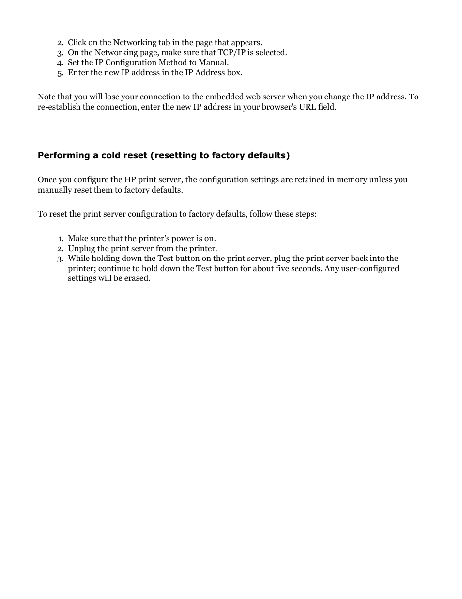 HP Jetdirect 250m Print Server series User Manual | Page 138 / 181